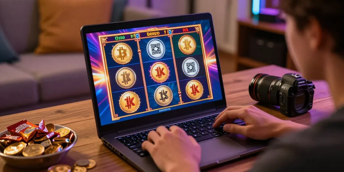 Engaged player experiencing slot depo 1k games online with colorful graphics and currency symbols.