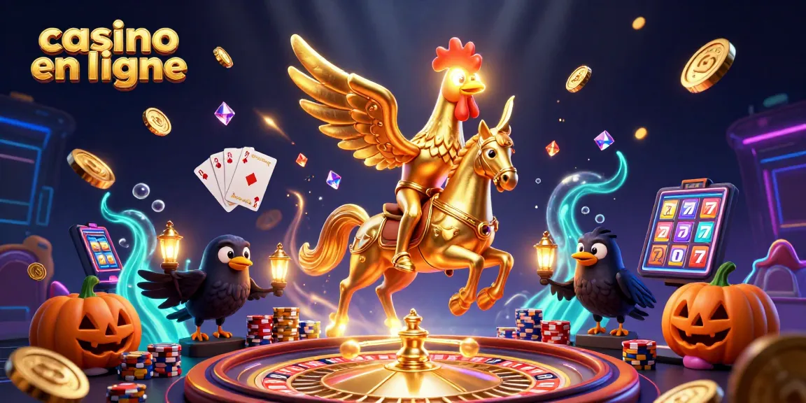 Jouez à des jeux de casino en ligne captivants avec notre scène magique animée.