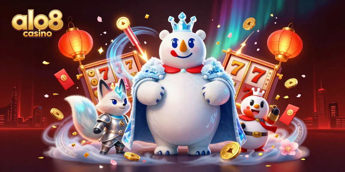 Experience the excitement at alo8 casino with dynamic slot games and engaging characters.