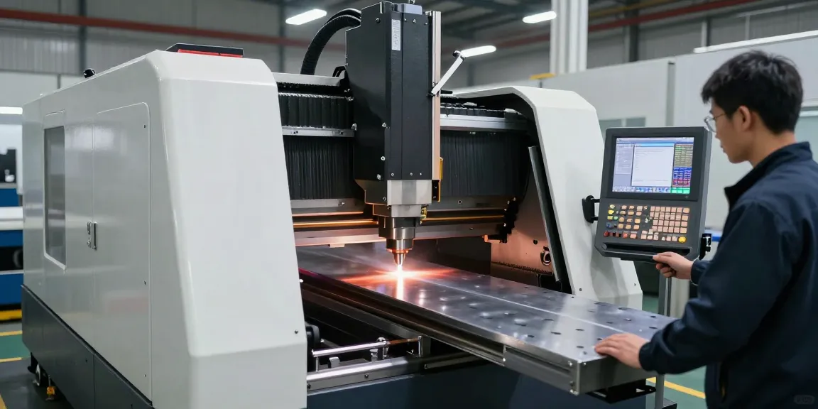 CNC press brake machine demonstrating advanced metal bending technology in a modern manufacturing setup, highlighting quality control and precision.