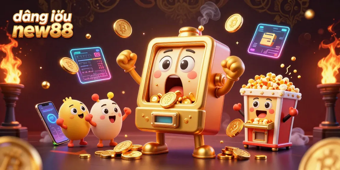 Engage in thrilling gameplay and experience đăng nhập new88 with vibrant golden slot machines jackpot celebration.