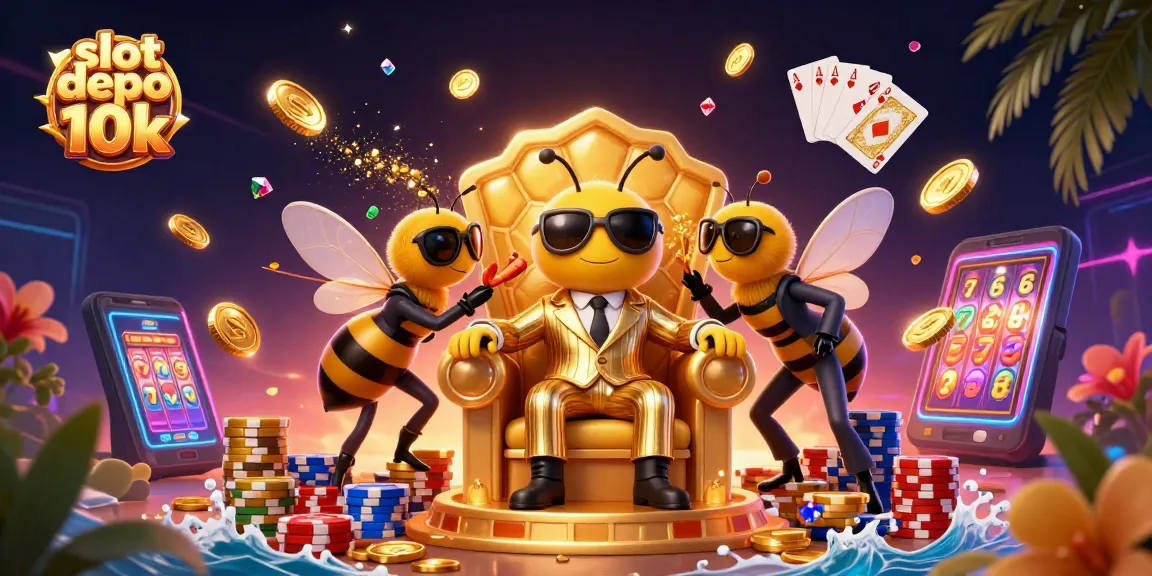 Experience excitement at slot depo 10k with thrilling jackpots and lively gameplay in a vibrant casino scene.