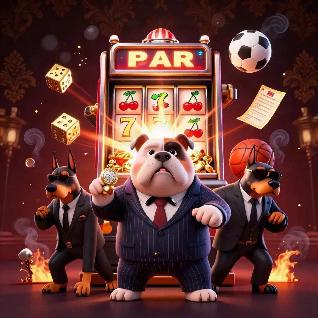 Bulldog boss and bodyguards amid jackpot slot burst, gold, and sports betting props