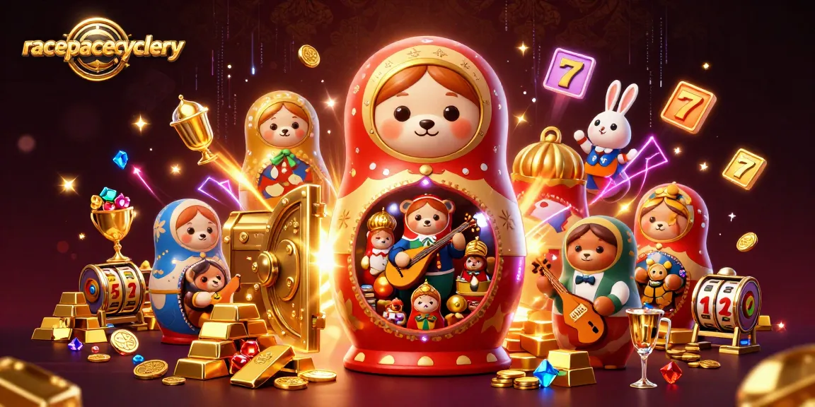 Experience thrilling slots at racepacecyclery with vibrant illustrations of casino bears and lucky symbols