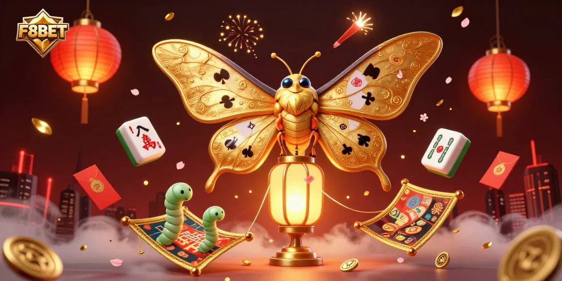 Join the excitement at F8BET with vibrant 3D illustration featuring characters and dynamic casino elements.