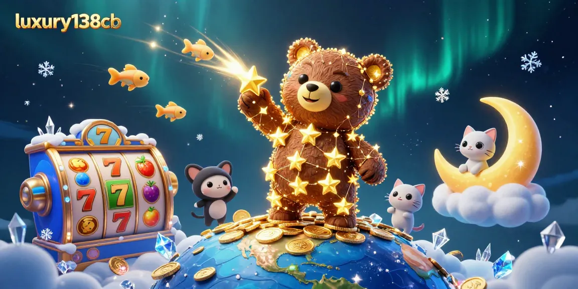 Experience exciting gameplay at luxury138cb with a vibrant casino-themed illustration showcasing thrilling slot elements.