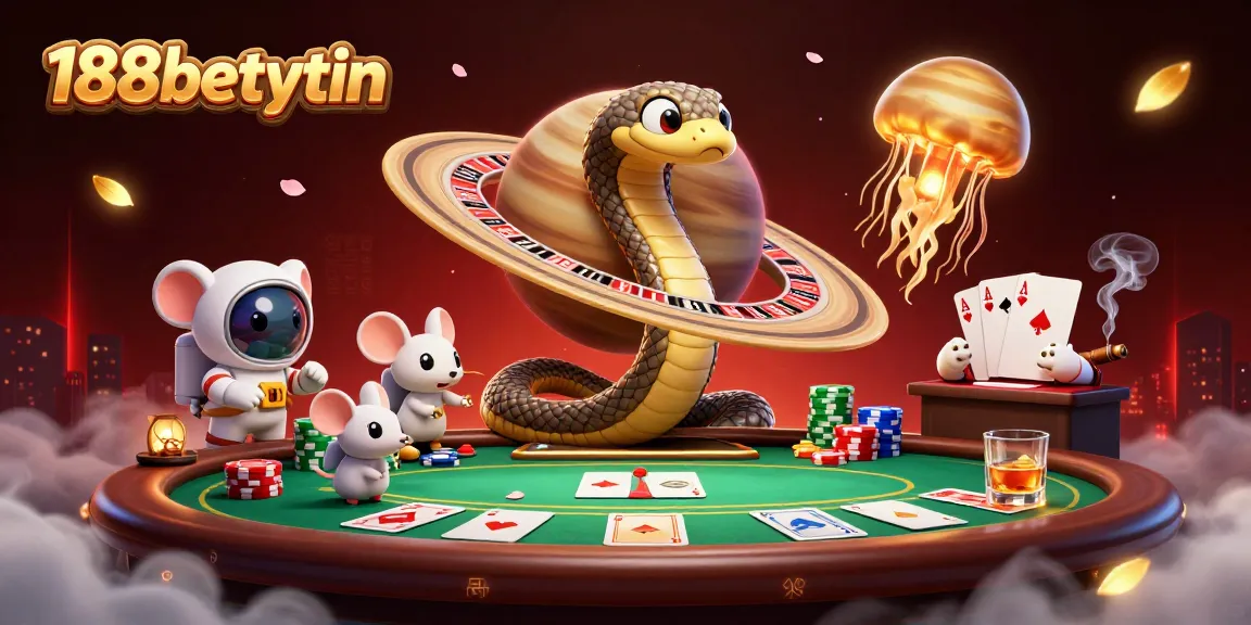Engage in exciting games at 188betuytin where astronaut mice place bets at the cosmic roulette!