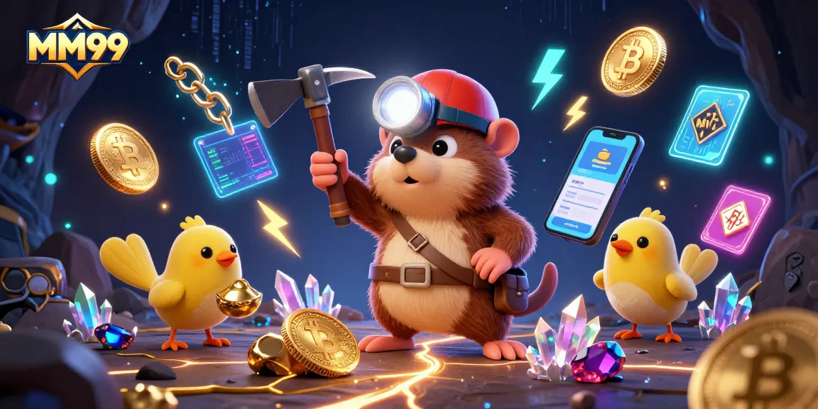 Engage with MM99's thrilling gaming universe through this vibrant 3D illustration.