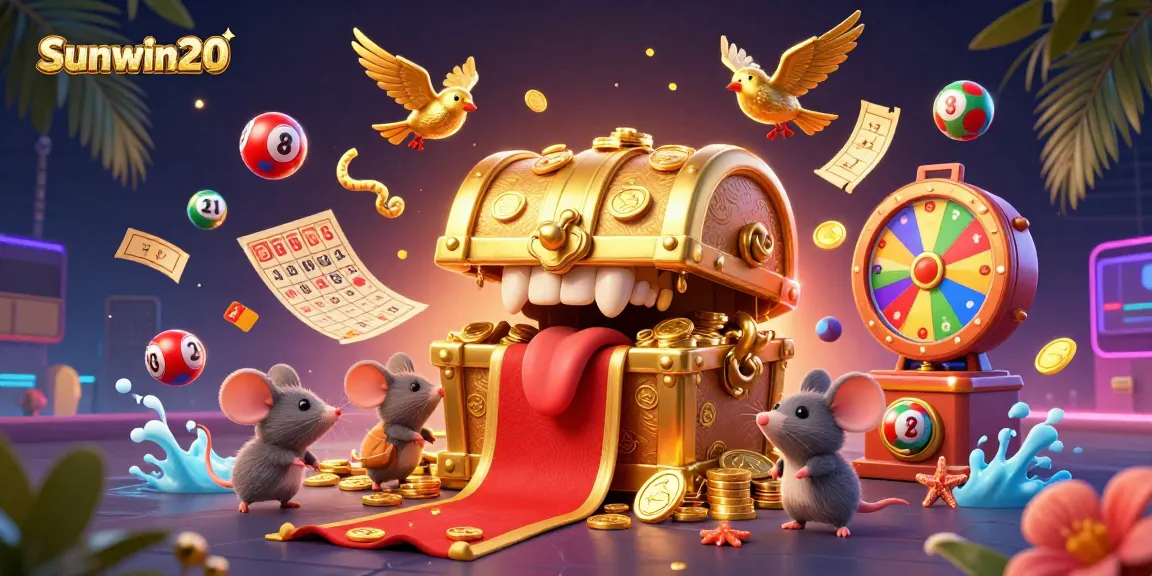 Experience the thrill of winning in Sunwin20 with rich illustrations of adventure and excitement.