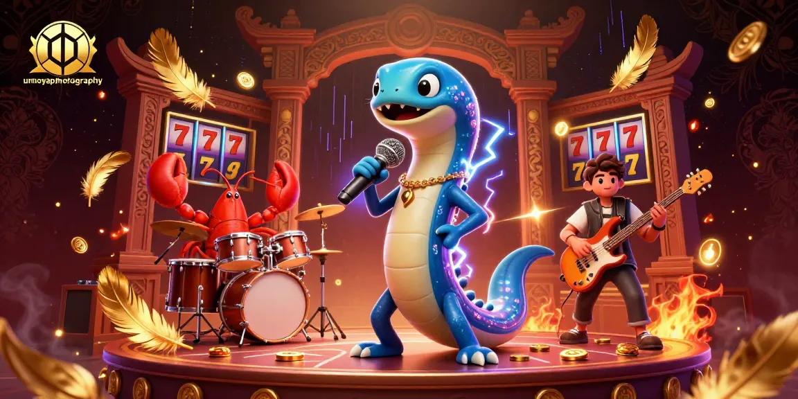 Engage in thrilling wins with umoyaphotography's lively underwater casino featuring a DJ eel and unique gambling elements.