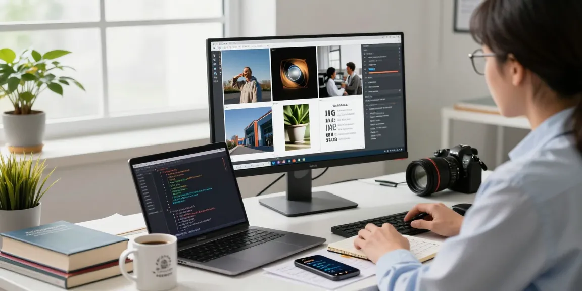 Data scientist using an AI image detector tool to analyze JPG and PNG images for authenticity and accuracy.