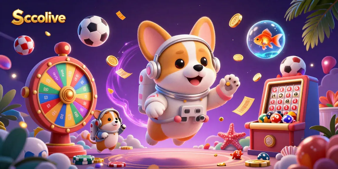 Socolive streaming dynamic sports betting scene with engaging 3D characters and vibrant elements.