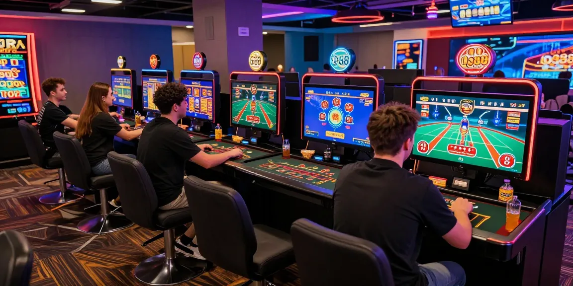 Engaging gaming experience at QS88 with players immersed in casino games.