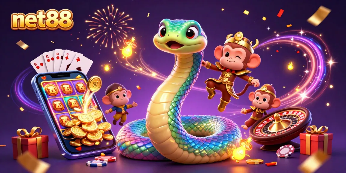 Experience the net88 slot gaming adventure with a vibrant scene full of energy and excitement.