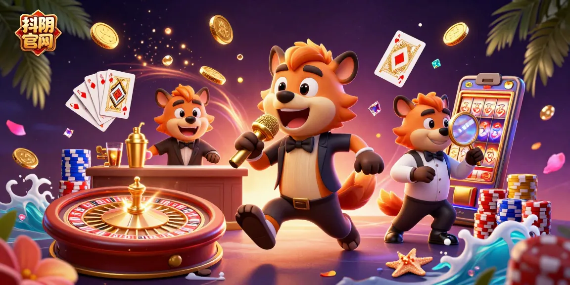 Experience the vibrant casino atmosphere of 抖阴官网 with dynamic characters and exciting gaming elements.