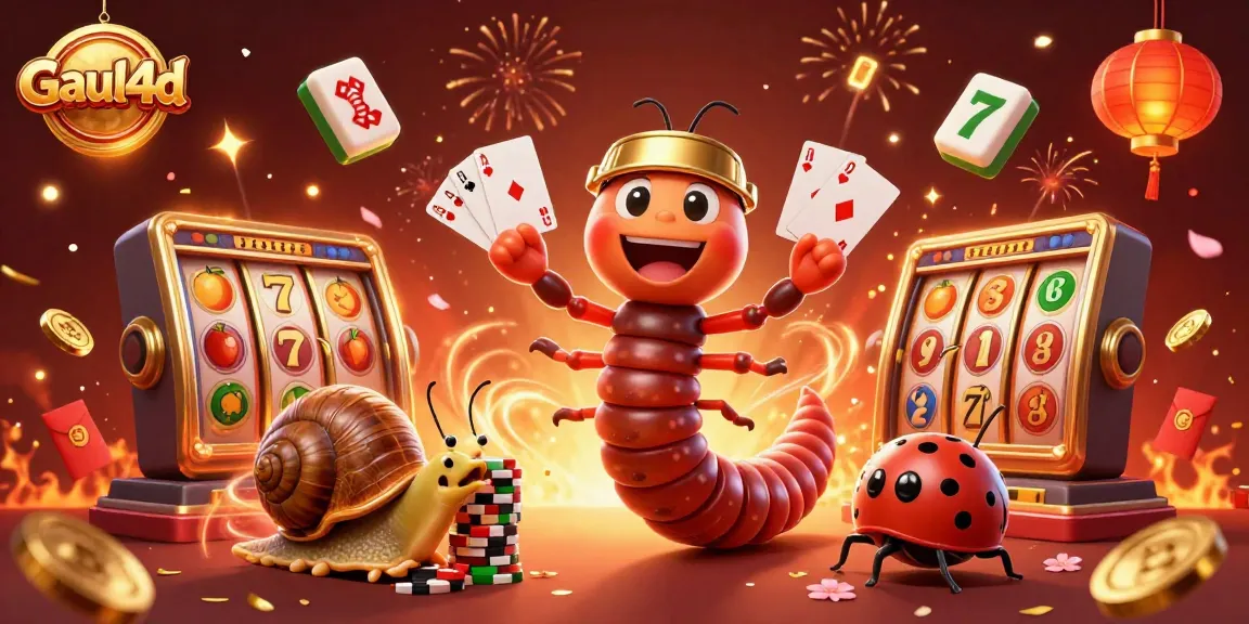 Experience thrilling slots and jackpots with Gaul4d's dynamic casino gameplay illustration