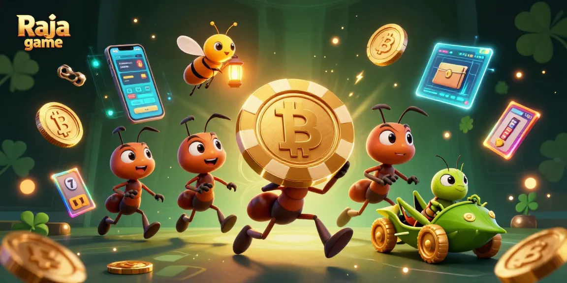 Experience thrilling gameplay with Raja game in a vibrant 3D heist scene featuring lucky elements.