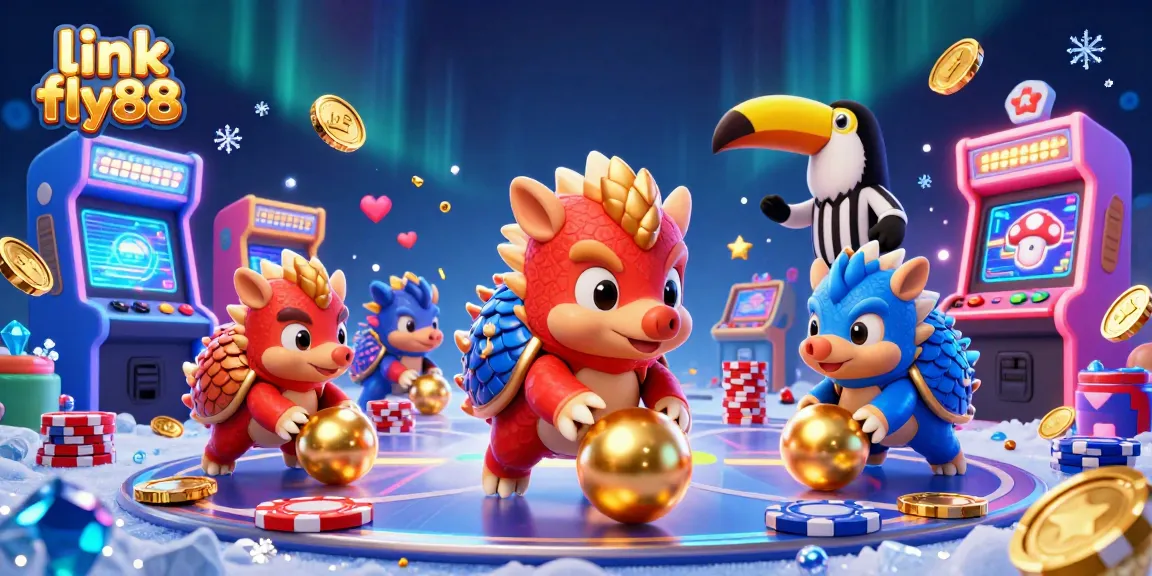 Engage with link fly88 in an exciting casino showdown featuring colorful characters and vibrant game elements.