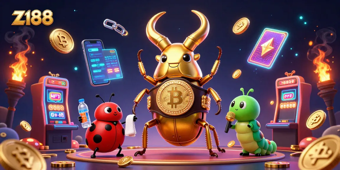 Bet on exciting z188 games with a dynamic casino scene featuring vibrant cartoon characters.