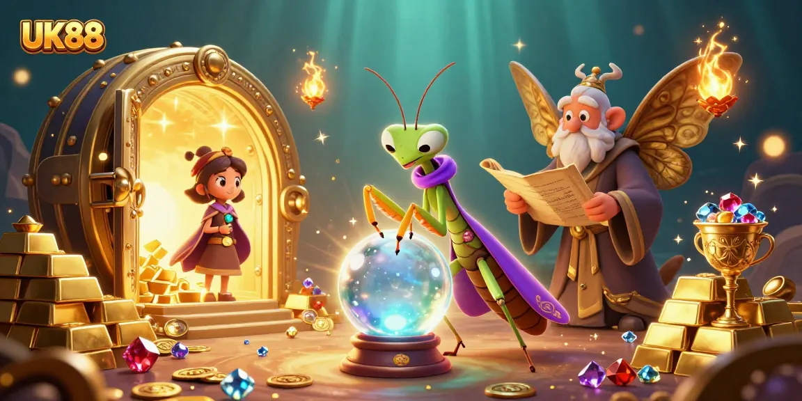 Engage with UK88's mystical fortune teller and win big in the vibrant casino environment.