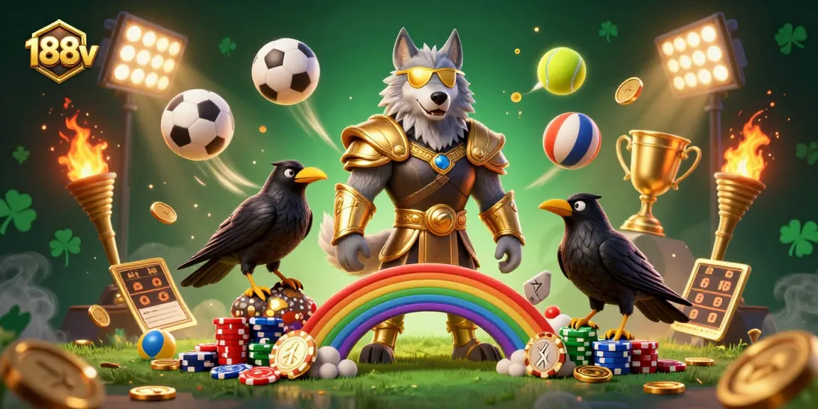 Experience the thrill of betting on 188v with dynamic sports elements and a vibrant casino atmosphere.