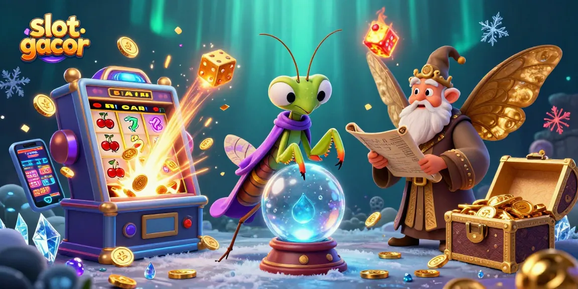 Spin the slot gacor reels with energetic characters amidst treasure and jackpots bursting with excitement!