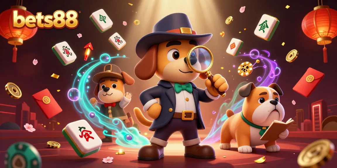 Experience the vibrant bets88 scene with lively characters and dynamic casino elements in action.