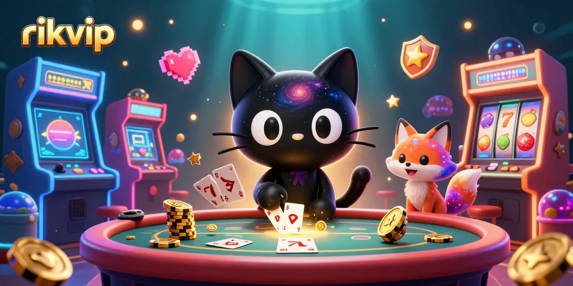 Engage in exciting gameplay at rikvip with vibrant characters and captivating casino elements.