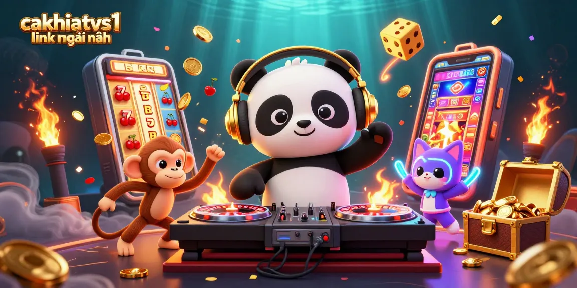 Watch the thrilling action of cakhiatvs1 link mới nhất with vibrant characters and casino elements.
