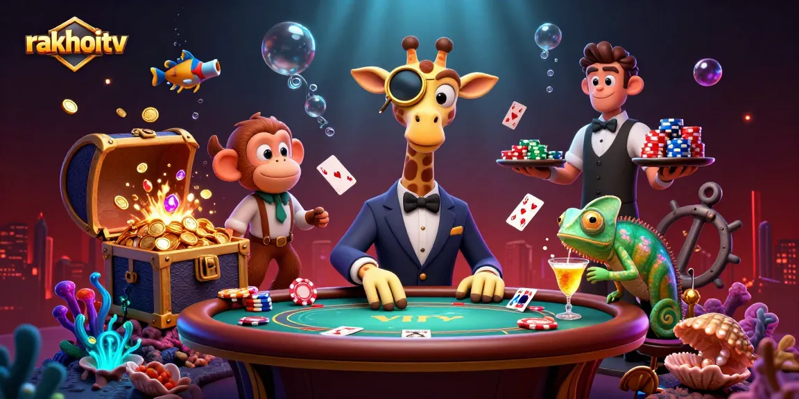 Experience live betting thrills at rakhoitv with energetic characters and casino elements