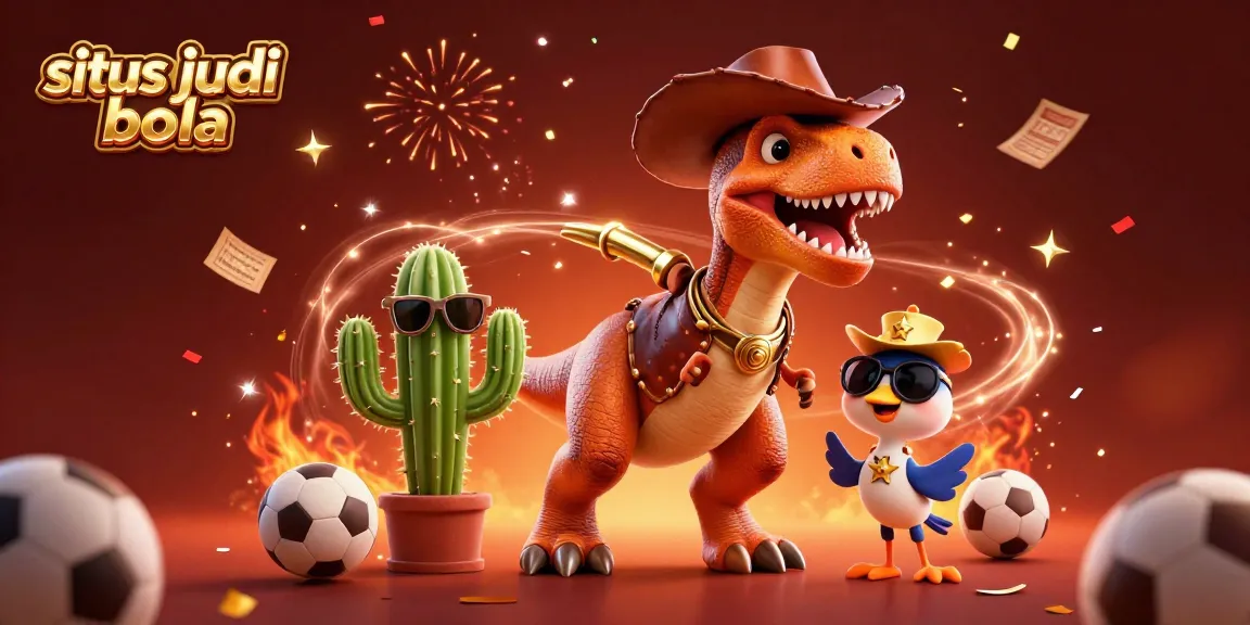 Win big with situs judi bola: dynamic illustration showcasing sports betting excitement.