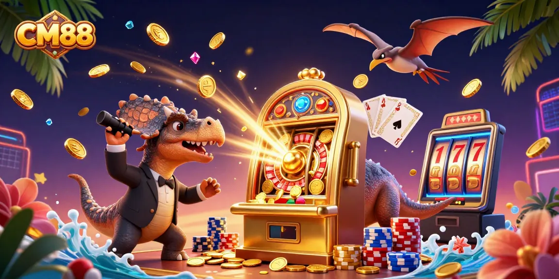 CM88 delights players with vibrant jackpot wins in a casino adventure featuring stunning 3D creatures.