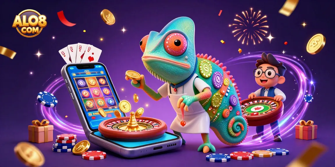 Spin colorful slots and win with ALO8 COM in a vibrant casino setting filled with excitement.