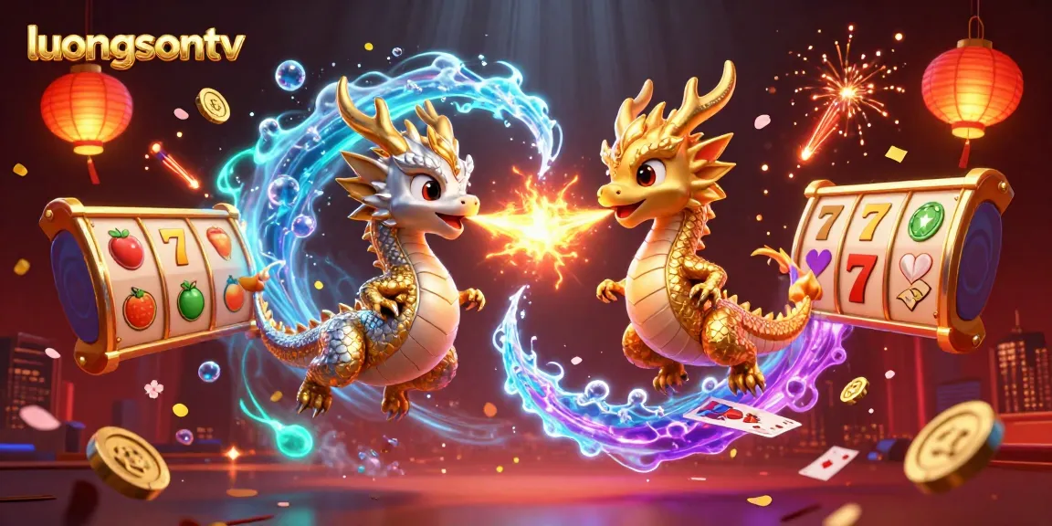 Experience thrilling gameplay at luongsontv with vibrant dragons and dynamic casino elements in 8K.