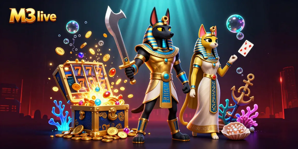 Play with M3 live to uncover treasure chests filled with gems and jackpot wins!