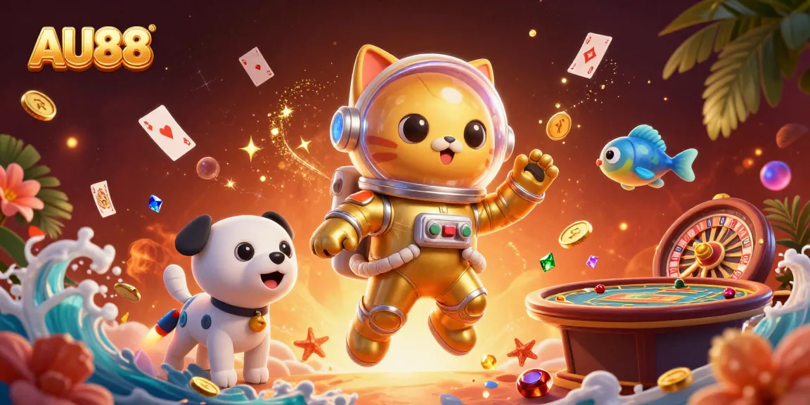 Experience thrilling games and excellence at AU88, with vibrant casino action and dynamic characters.