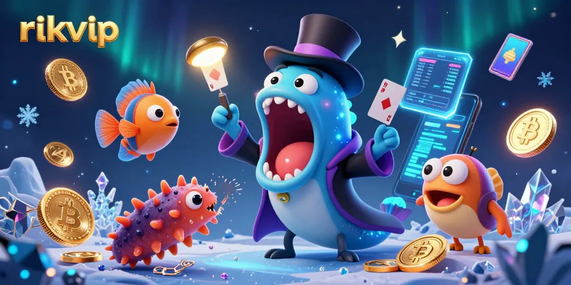 Experience thrilling card magic at rikvip with bioluminescent characters showcasing remarkable gambling elements.
