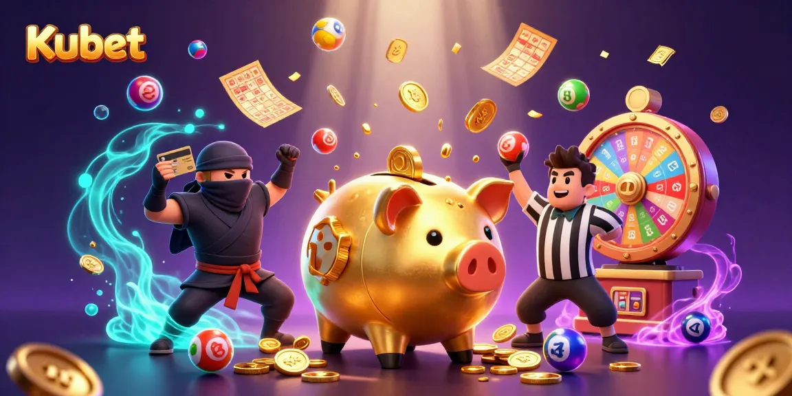 Kubet's engaging world features exciting gambling action with colorful lottery elements.