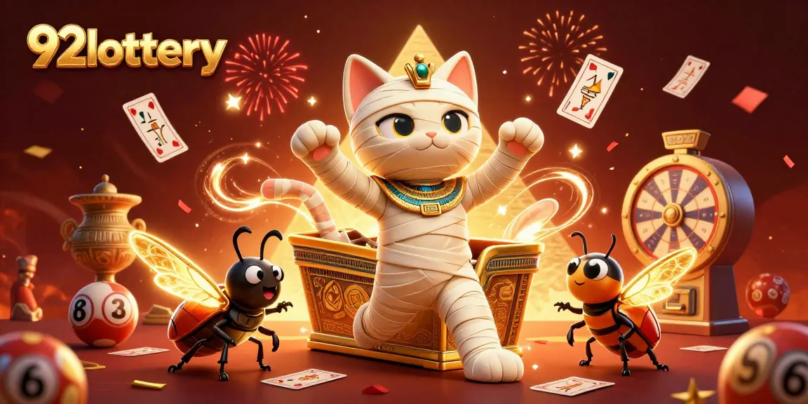 Experience excitement with the 92lottery prize wheel and vibrant lottery elements in this energetic scene.