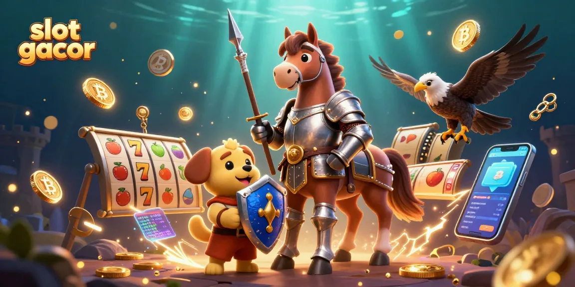 Experience exciting gameplay with slot gacor featuring jackpot counters and vibrant slot reels in a captivating scene.