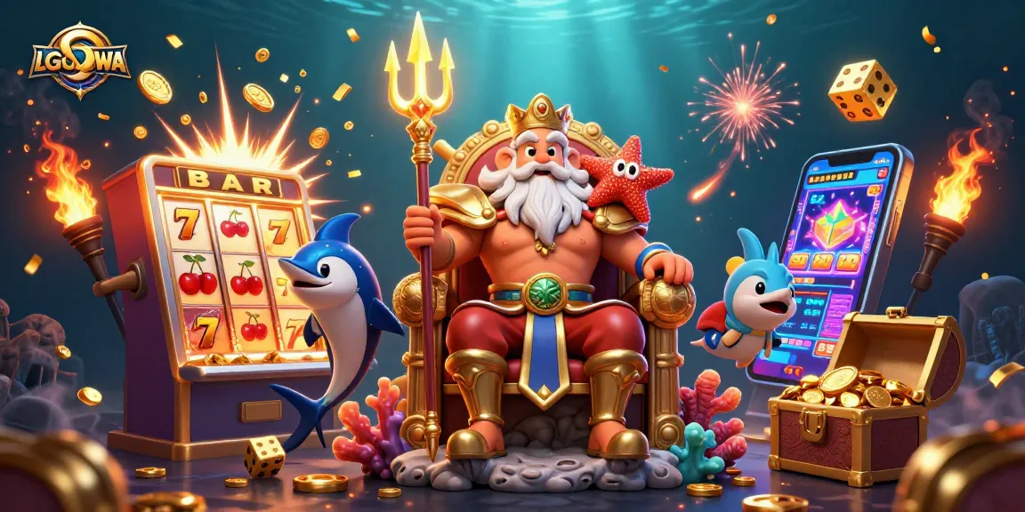 Experience winning with LGODEWA in an immersive underwater casino adventure