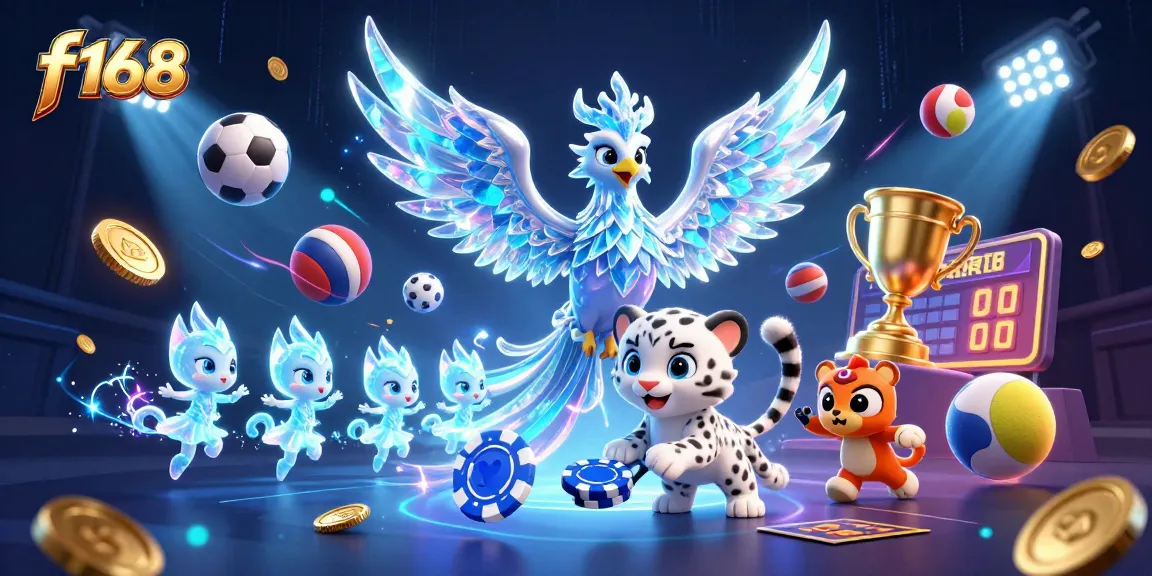 Experience thrill with f168's vibrant gaming scenes and captivating characters.