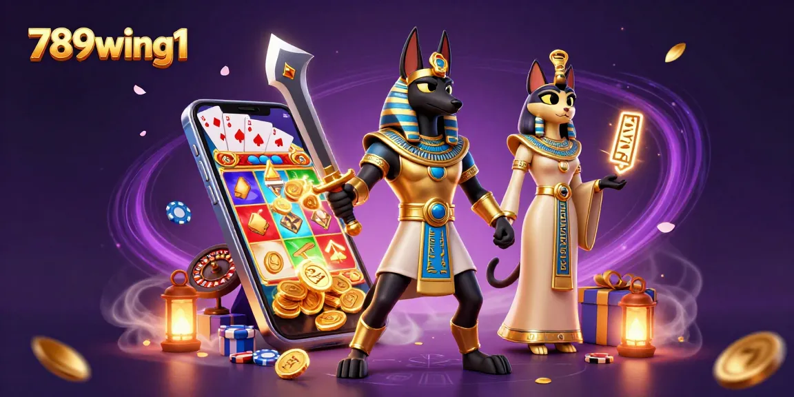Engage with thrilling gameplay at 789wing1 featuring vibrant casino elements in a dynamic 3D illustration