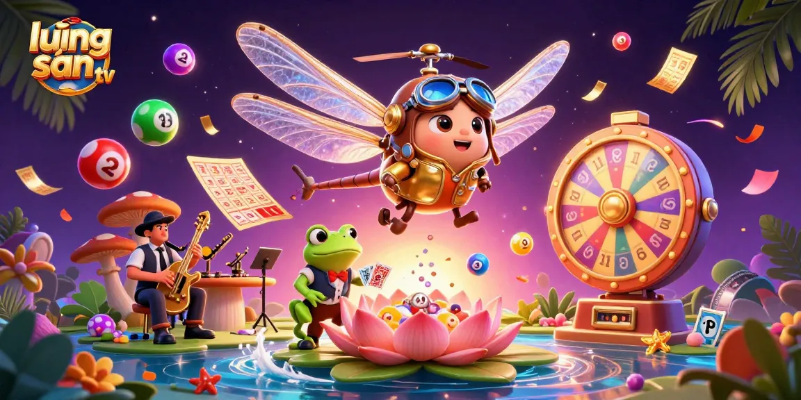 Engage in high-stakes fun at lương sơn tv with vibrant 3D casino elements and cheerful characters.